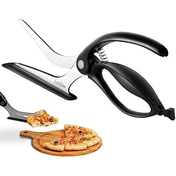 Pizza Scissors Stainless Steel Blade Salad Pizza Slicer Pizza Cutter Scissors with Server Highly enjoy Excellent Gifts$$Home Decor, Kitchen, & Other