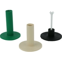 Divot Golf 2 Pack Rubber Tees Green/Black Golf Tees New