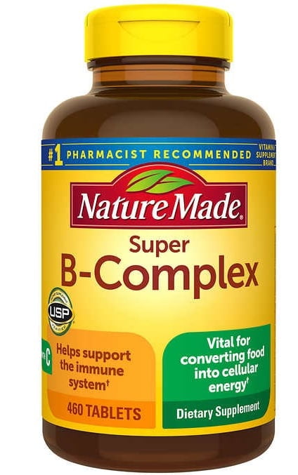 Nature Made Super B-Complex, 460 Tablets - Walmart.com