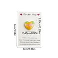 thumbnail image 3 of Iumwxz Heart Shaped Pocket Gift Card with Greeting Card for Birthdays Holidays and Appreciation Gifts Compact 3.54x2.36 Inch Sturdy Plastic Keepsake for Messages and Thoughtful Gifting, 3 of 6