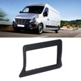 thumbnail image 4 of 2 DIN Installation Kit, Antiscratch Stylish Design Audio Stereo CD DVD Panel Frame Gapless Fit Black Wearproof  For Car Replacement For  NV400 2010-2016, 4 of 8