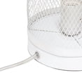 thumbnail image 2 of Simple Designs Lampe de Table Cylindrique en Acier à Mailles Blanches, 2 of 4