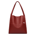 thumbnail image 1 of Bolso Para Mujer De Cuero Bolsa Tote Belug, Rojo, 1 of 5
