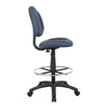 thumbnail image 6 of Boss Office Products Ergonomic Works Adjustable Drafting Chair without Arms, Blue, 6 of 8