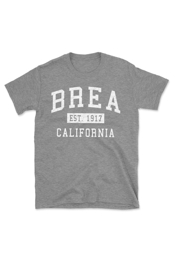 Brea California Classic Established Men's Cotton T-Shirt