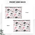 thumbnail image 3 of Haiem Lilies Flowers Music Lover Merch Makeup Bag, Cosmetic Bag,Singer Fans Cosmetic Bag, Portable Stationary Storage Organizer, Travel Makeup Bag, 3 of 8