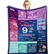 thumbnail image 1 of LHSHID 9 Year Old Girl Gifts Blanket Birthday Gifts for 9 Year Old Girl Throw Blanket 40"x50", 1 of 7