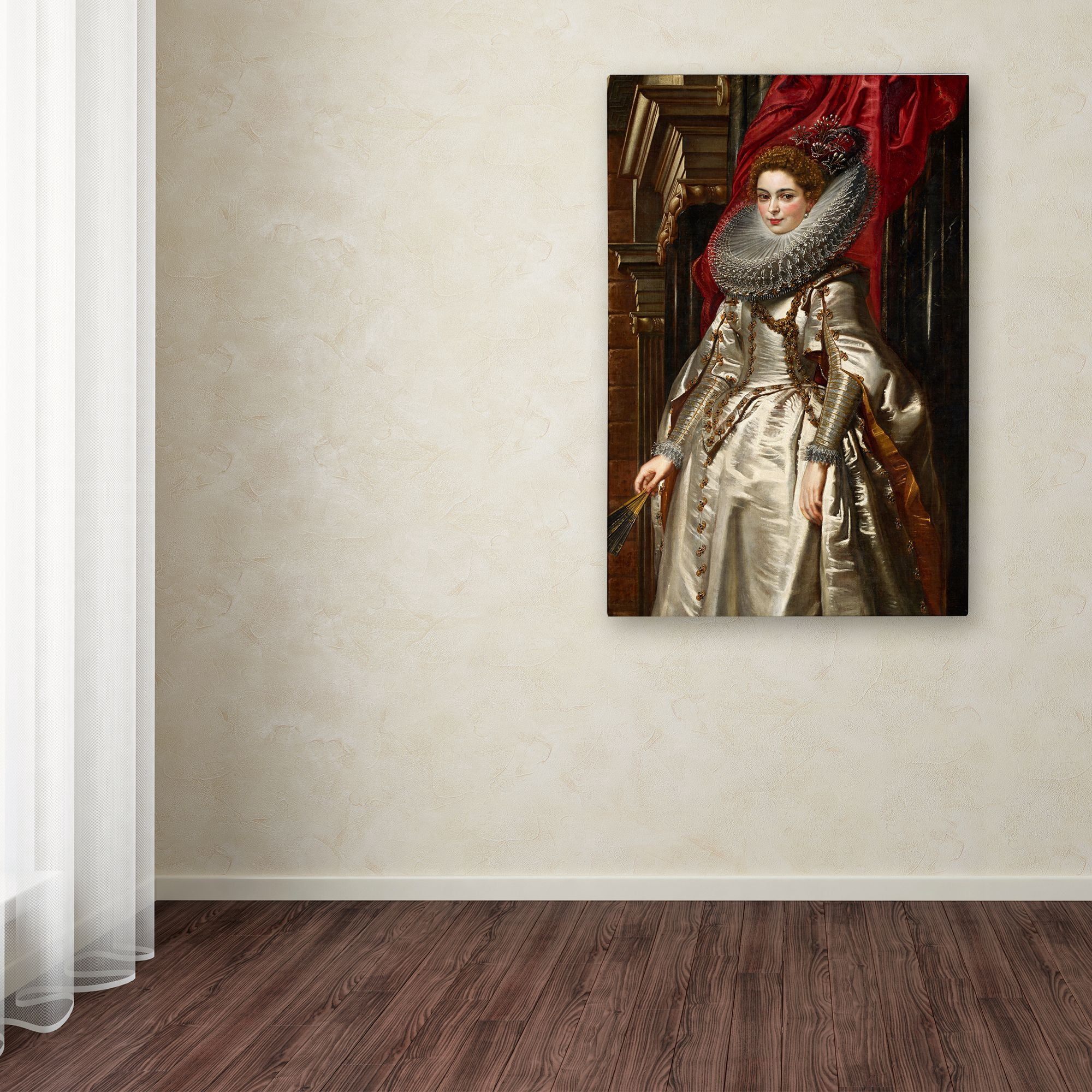 Peter Paul Rubens 'Marchesa Brigida' Canvas Art