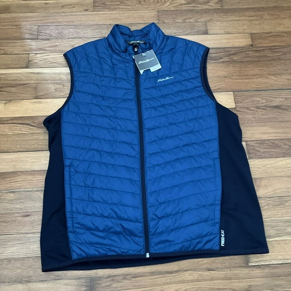 Eddie Bauer Men's Ignitelite Hybrid Vest Heatless Blue Size XL