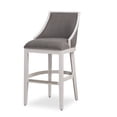 thumbnail image 3 of American Woodcrafters Lawrence White Counter Height Stool, 3 of 5