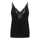 thumbnail image 1 of Chaleco de encaje estampado de moda para mujer - Poliéster, cuello en V, tirantes, camiseta informal, 1 of 6