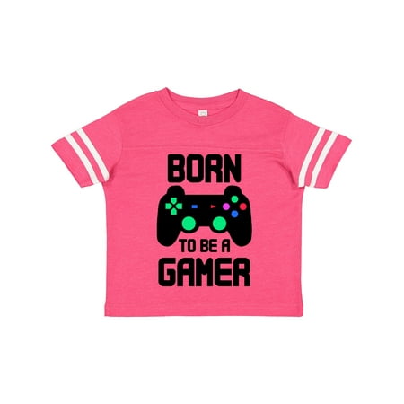 

Inktastic Born to Be a Gamer with Controller Gift Toddler Boy or Toddler Girl T-Shirt
