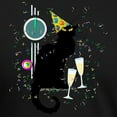 thumbnail image 3 of CafePress - Chat Noir New Years Party Countdown Light T Shirt - Mens Tri-blend T-Shirt, 3 of 4