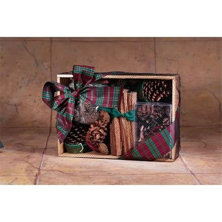 

Goods Of The Woods 10294 Fire Starter Oak Crate With Color Cones 4 Pine Cone Fire Starters Fatwood And Cinnamon Potpourri