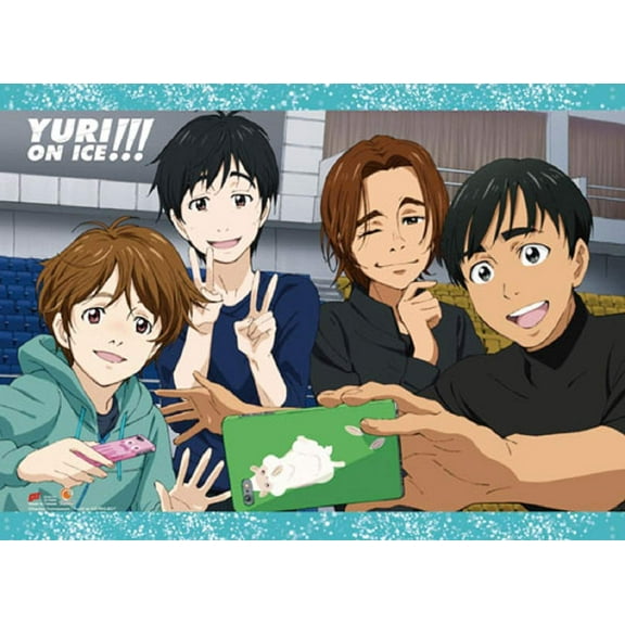 Great Eastern Entertainment Yuri!!! ON ICE - Group Wall Scroll