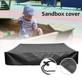 thumbnail image 3 of Cubierta Para Arenero, Lona Para Exteriores, Jardín, Arenero, Piscina, Protección Solar, A Prueba De Polvo, Impermeable, Arenero, Piscina, Protección Solar, Juguete Yuarrent HA035467-00, 3 of 6