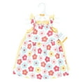 thumbnail image 2 of Hudson Baby Infant Girls Cotton Dresses, Cheerful Flower, 4T, 2 of 3