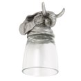 thumbnail image 3 of Vaso de whisky con diseño único de cabeza de animal, taza de cristal divertida y novedosa para bares, tabernas, juegos de fiesta, 3 of 8