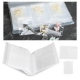 thumbnail image 5 of facefd PVC Jewelry Storage Organizer for Earrings Album Cards 160Grids 10 Bags 40g, 5 of 5