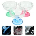 thumbnail image 4 of WHAMVOX 3pcs Ice Cream Bowl Footed Dessert Bowl Milk Cup Decorative Snack Cup Dessert Serving Bowl, 4 of 8