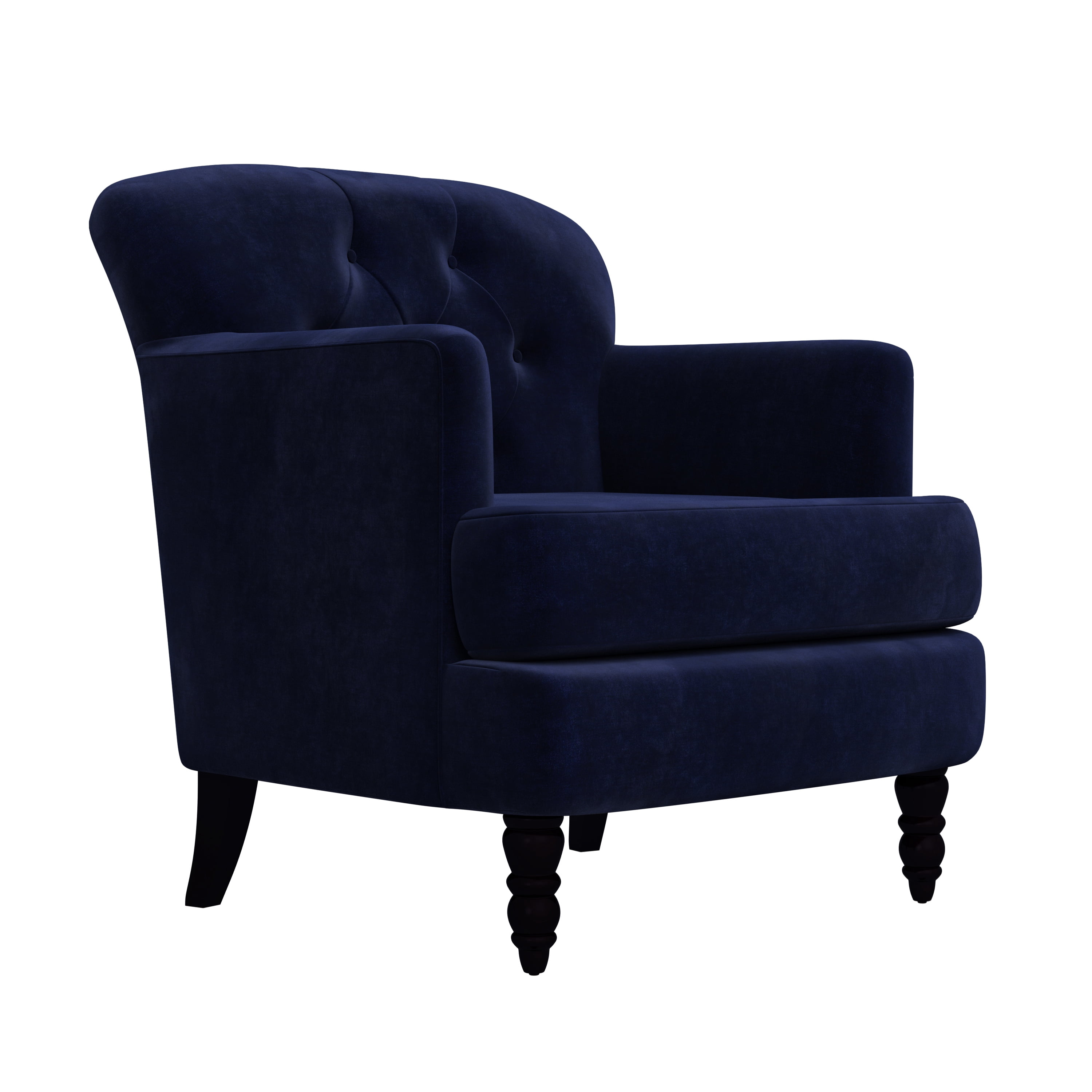Homesvale Glouster Club Chair, Navy Blue - Walmart.com - Walmart.com