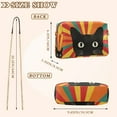 thumbnail image 4 of FORMRS Women Crossbody Purse with Chain Strap Vegan Leather Shoulder Handbag, Black Cat, 4 of 7