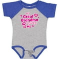 thumbnail image 3 of Inktastic Valentine's Day My Great Grandma Loves Me Hearts and Lips Boys or Girls Baby Bodysuit, 3 of 5