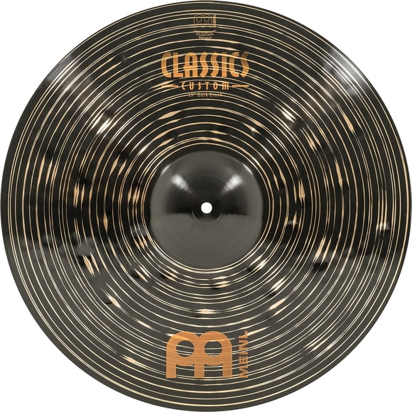Meinl Cymbale Crash 19 Pouces - Classiques Personnalisés Foncés - Fabriqué en Allemagne, Garantie 2 Ans (CC19DAC)