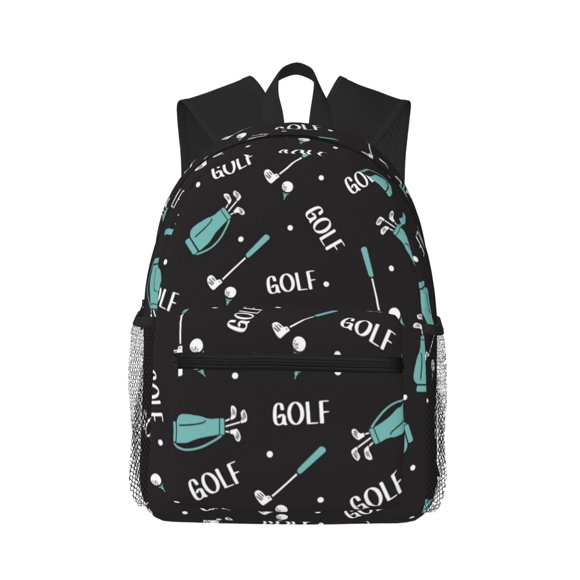 Easygdp Golf Bags And Balls Mochila Casual para Portátil, Mochila para Escuela, Viajes, Negocios