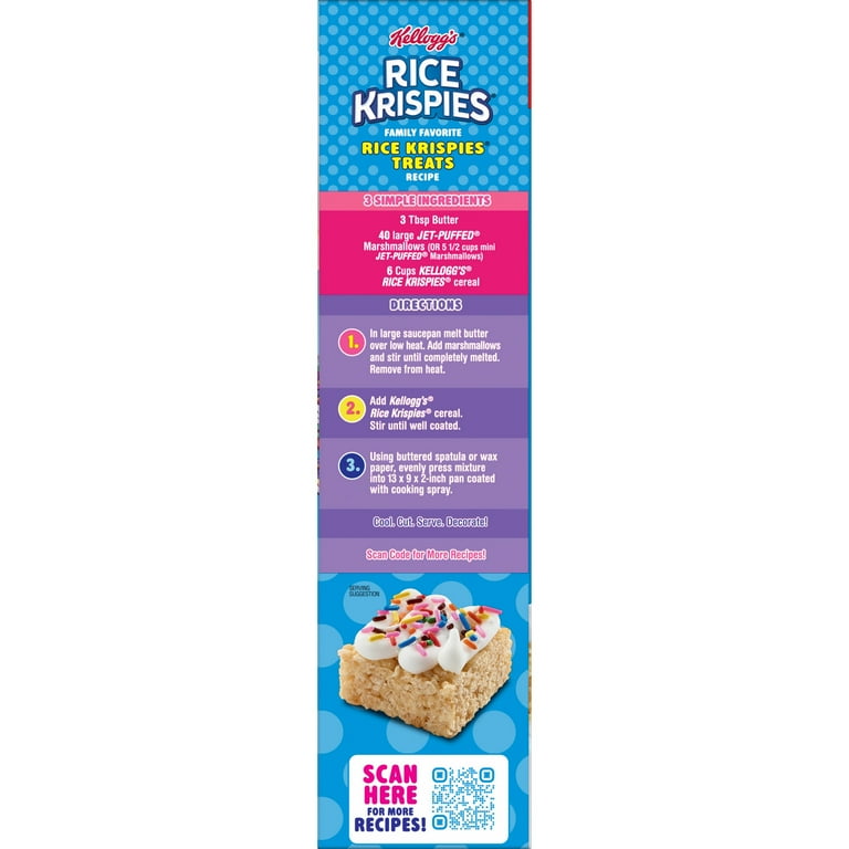 3 pack) Kellogg's Rice Krispies Original Breakfast Cereal Mega