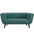thumbnail image 4 of Ergode Bestow 2 Piece Upholstered Fabric Sofa and Loveseat Set - Teal, 4 of 5