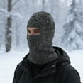 thumbnail image 2 of Unique Bargains 1 Pc Warm Face Mask Knitting Balaclava for Cycling Dark Gray, 2 of 6
