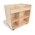 thumbnail image 5 of Whitney Brothers WB1758 Mobile Deluxe Art Supply Cart, Natural UV, 5 of 6