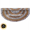 thumbnail image 2 of DN HANDICRAFT Indian Jute Rug Large Handmade Round Braided Jute Cotton Carpet Decorative Vintage Area Rug for Home (6x6 Sq Feet), 2 of 5