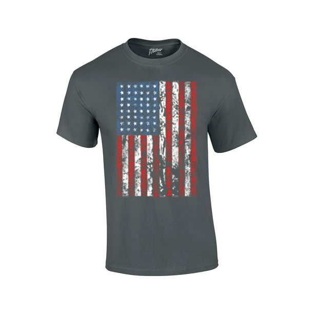 Trenz Shirt Company - American Flag Mens T-shirt United States USA ...