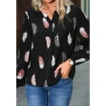 thumbnail image 3 of Blusa elegante para mujer con cuello en V, blusa, camisa, blusa elegante, 3 of 6