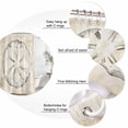 thumbnail image 3 of Sand Dollar Coastal Bathroom Shower Curtains with 12 Hooks Polyester Waterproof Shower Curtain for Stalls and Bathtubs Summer Beach Beige Sea Decorative Bathroom Privacy Curtain 72x84 Inches, 3 of 8
