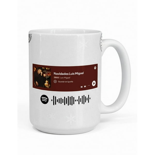 Taza Mágica Navidad 15oz Luis Miguel