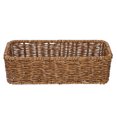 thumbnail image 5 of Frcolor Storage Basket Wicker Woven Organizer Tray Rattan Serving Shelf Holder Bathroom Kitchen Bin Food Spice Towel Trays, 5 of 7