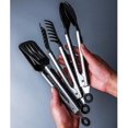 thumbnail image 3 of Cooking Tongs Set Of 3 - Stainless Steel Kitchen Tongs With Silicone Tips, 3 of 5