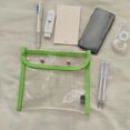thumbnail image 4 of Estuche transparente de gran capacidad para lápices, bolsa de papelería, impermeable, con cierre a presión, portátil, plegable, diseño de varios niveles para oficina, hogar, bolsa de, 4 of 7