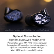 MEE Professional MX1 PRO Dynamic Driver Musicians In Ear Monitor Headphones with Balanced Sound