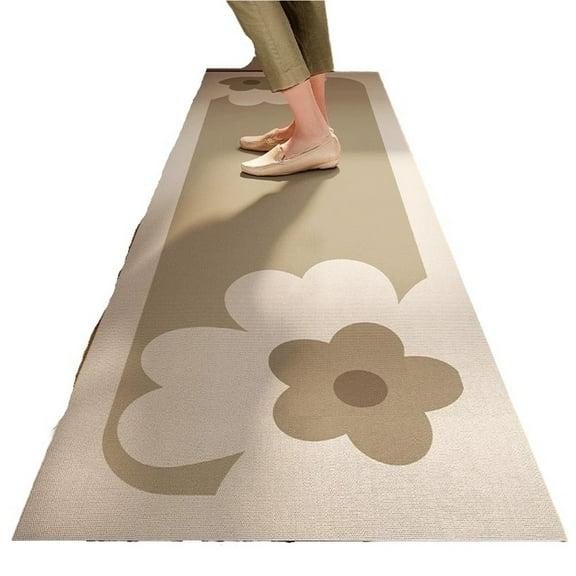 BAIANNAN New Super Absorbent Kitchen Floor Mat Diatom Mud Pad Bath Pad Anti-Slip Carpet Kitchen Mats Wipeable Wash Long Strip Carpet