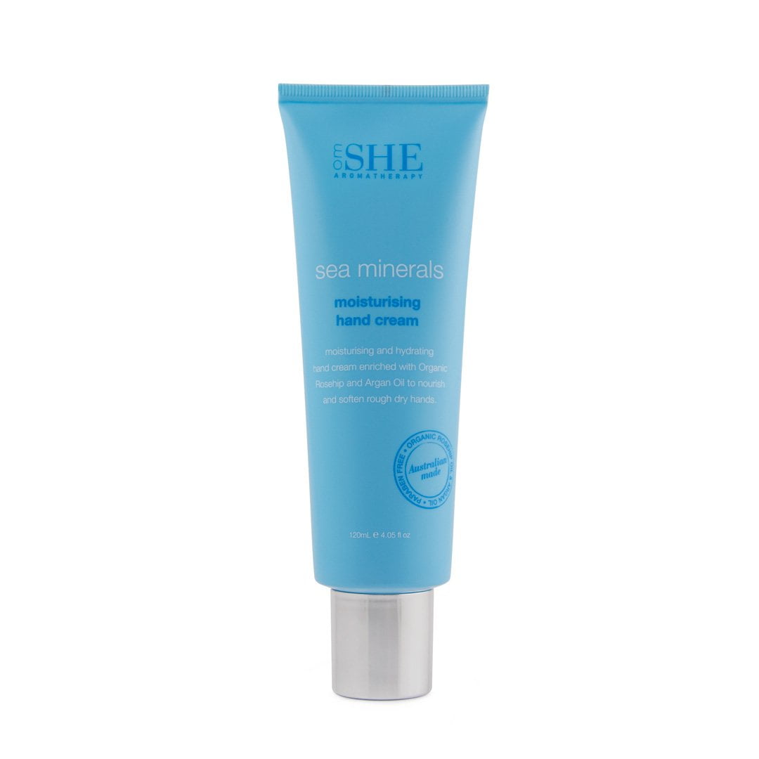 OM SHE Aromatherapy Moisturising Hand Cream Sea Minerals