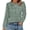 Dusty Green, variant on WIHOLL Long Sleeve Blouses for Women Flower Lace Crochet Shirts Business Casual Fall Eyelet Tops
