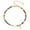 F, variant on Colorful Ankle Bracelets For Women Cute Beaded Initial Ankle Bracelet Anklets Simple Charm Anklets Jewelry For Women Birthday Ideas