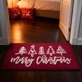 thumbnail image 4 of Non- Washable Merry Bathroom Mat Colorful Modern Carpet for Bathroom Absorbent Fine Fiber Cute Decorative Area Rug, 4 of 7