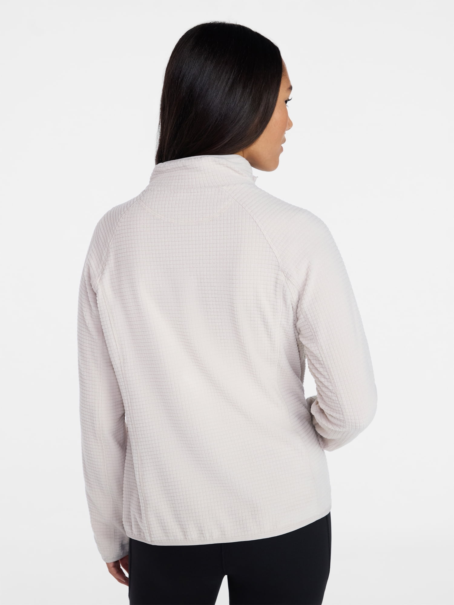 Ozark Trail Women's and Women's Plus Mock Neck Fleece Jacket, Sizes XS-2X