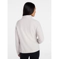 thumbnail image 4 of Ozark Trail Women's and Women's Plus Mock Neck Fleece Jacket, Sizes XS-2X, 4 of 6