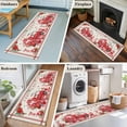 thumbnail image 5 of Valentine's Day 2'x6' Runner Rugs for Hallway Kitchen Bedside Non Slip Washable, Red Truck Love Roses Gifts Farmhouse Entryway Rug Runners with Rubber Backing, Long Carpet Runner for Laundry Room, 5 of 8